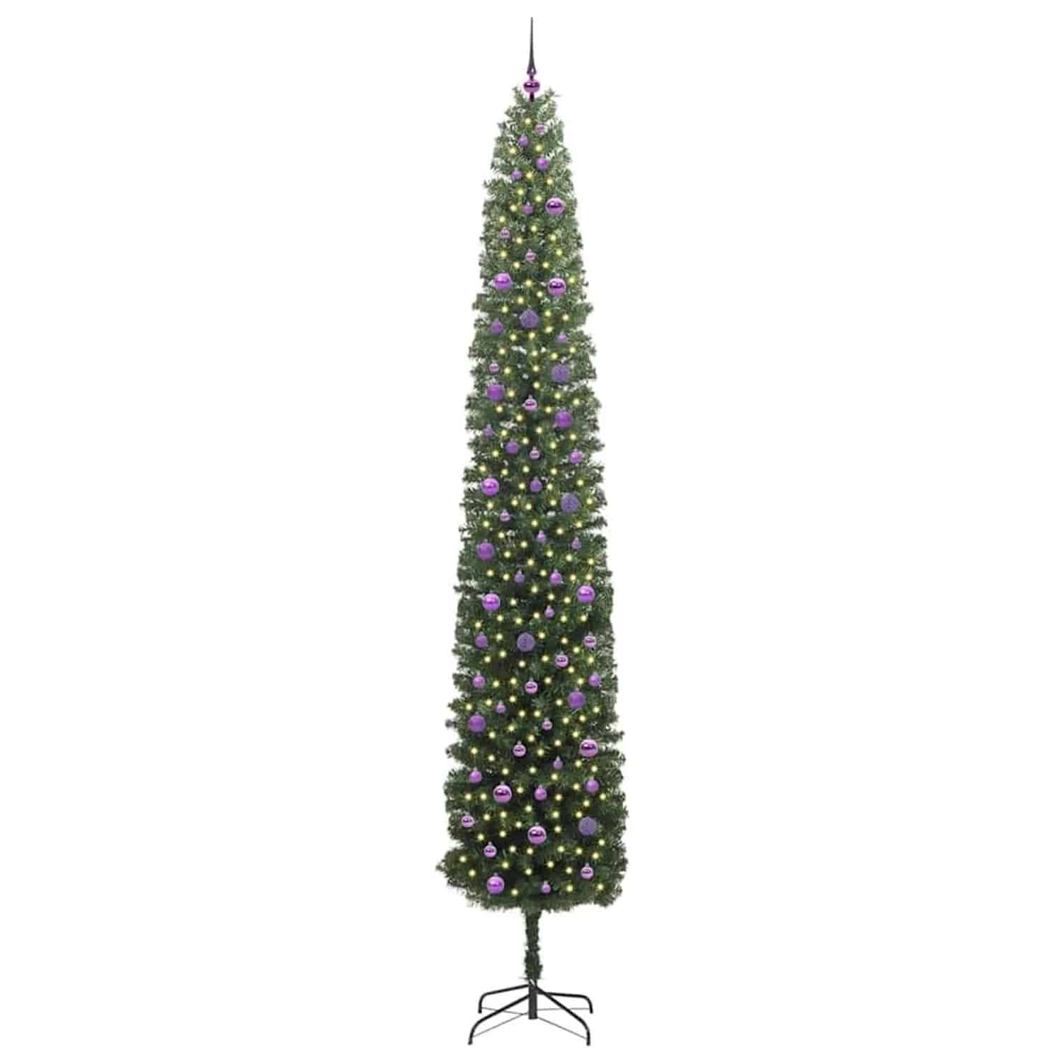 vidaXL Künstlicher Weihnachtsbaum mit 300 LEDs mit Ständer Grün 300 cm 3394993
