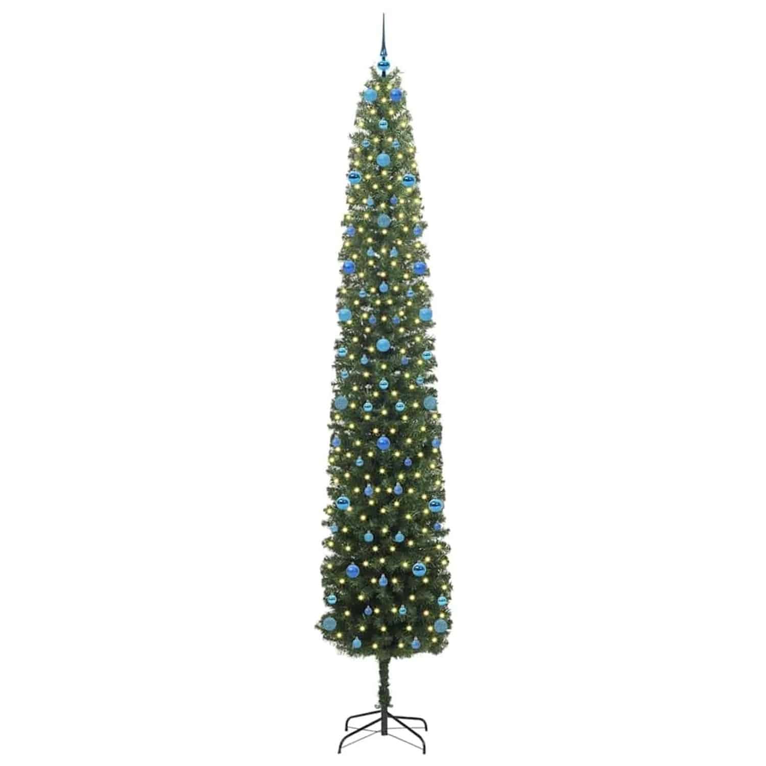 vidaXL Künstlicher Weihnachtsbaum mit 300 LEDs mit Ständer Grün 300 cm 3394994