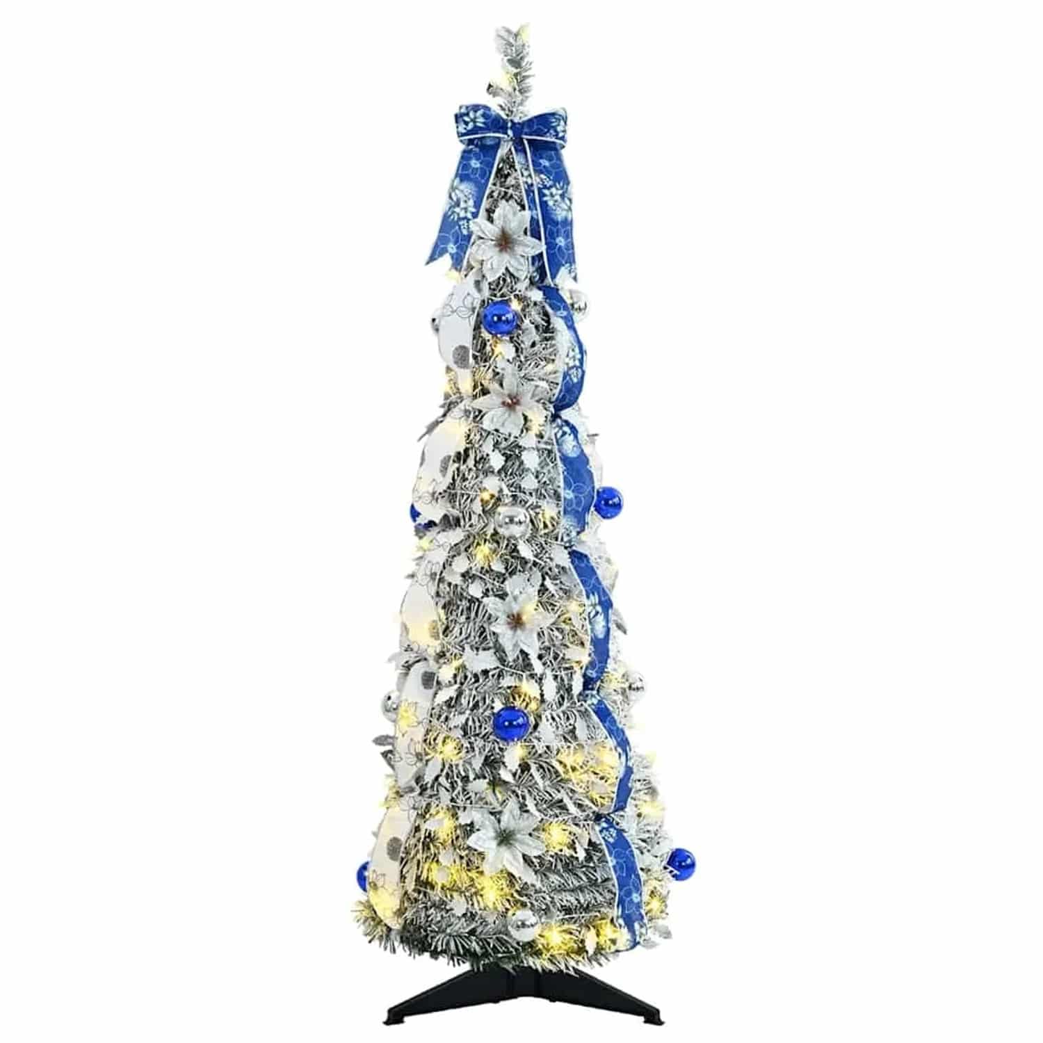 vidaXL Künstlicher Weihnachtsbaum mit 50 LEDs Grün 120 cm PVC 42018634