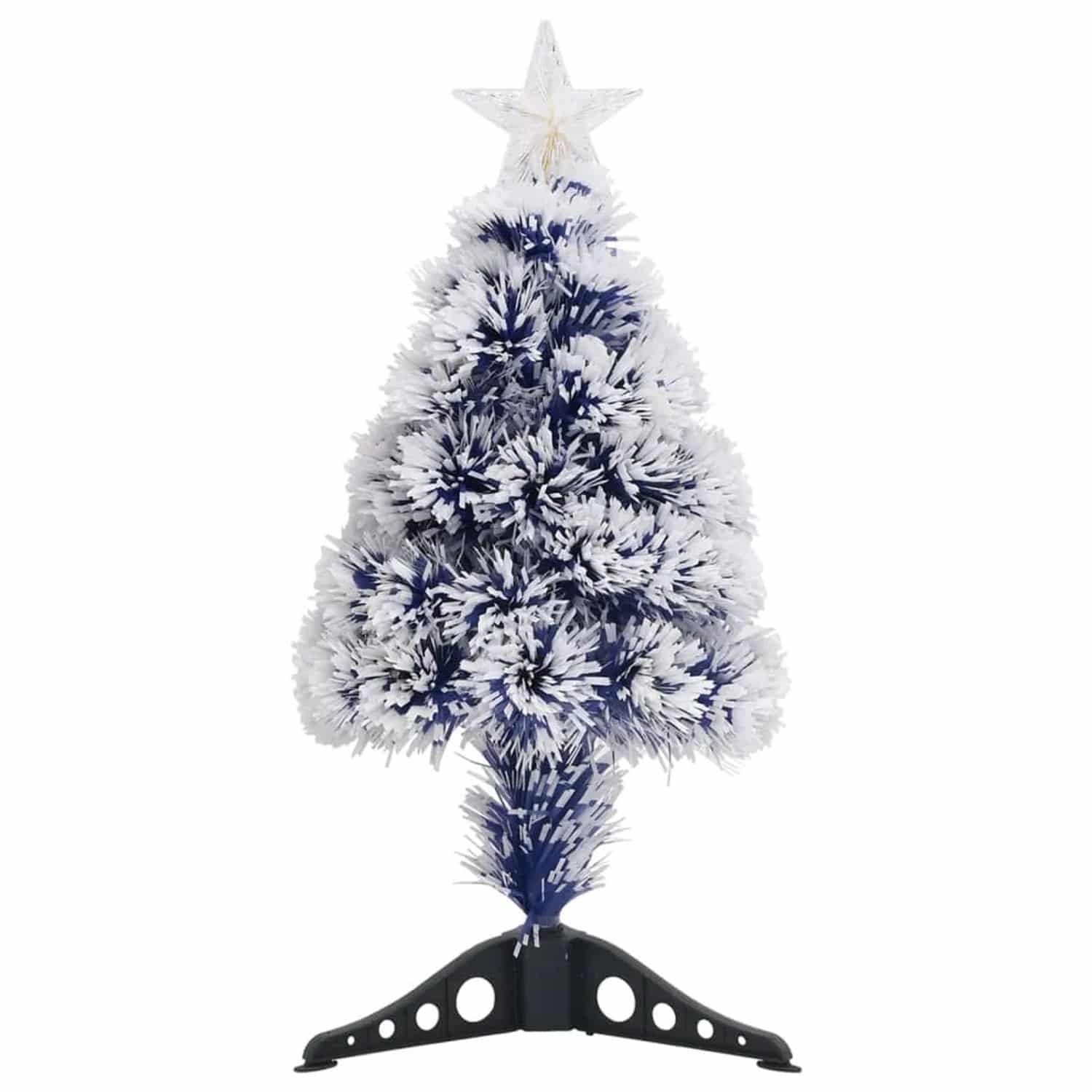 vidaXL Künstlicher Weihnachtsbaum mit Beleuchtung 64 cm Glasfaser 328454