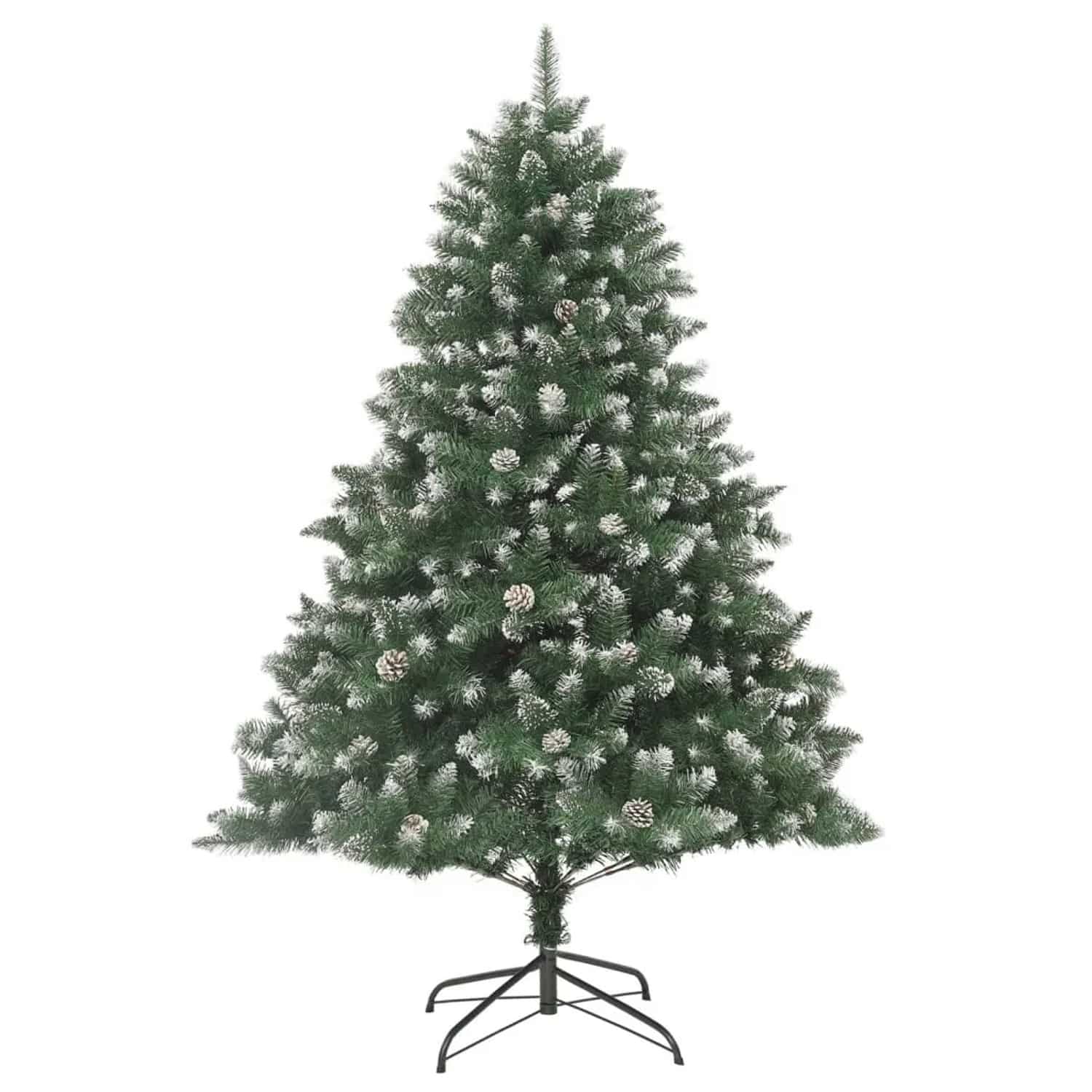 vidaXL Künstlicher Weihnachtsbaum mit Ständer 210 cm PVC 345162
