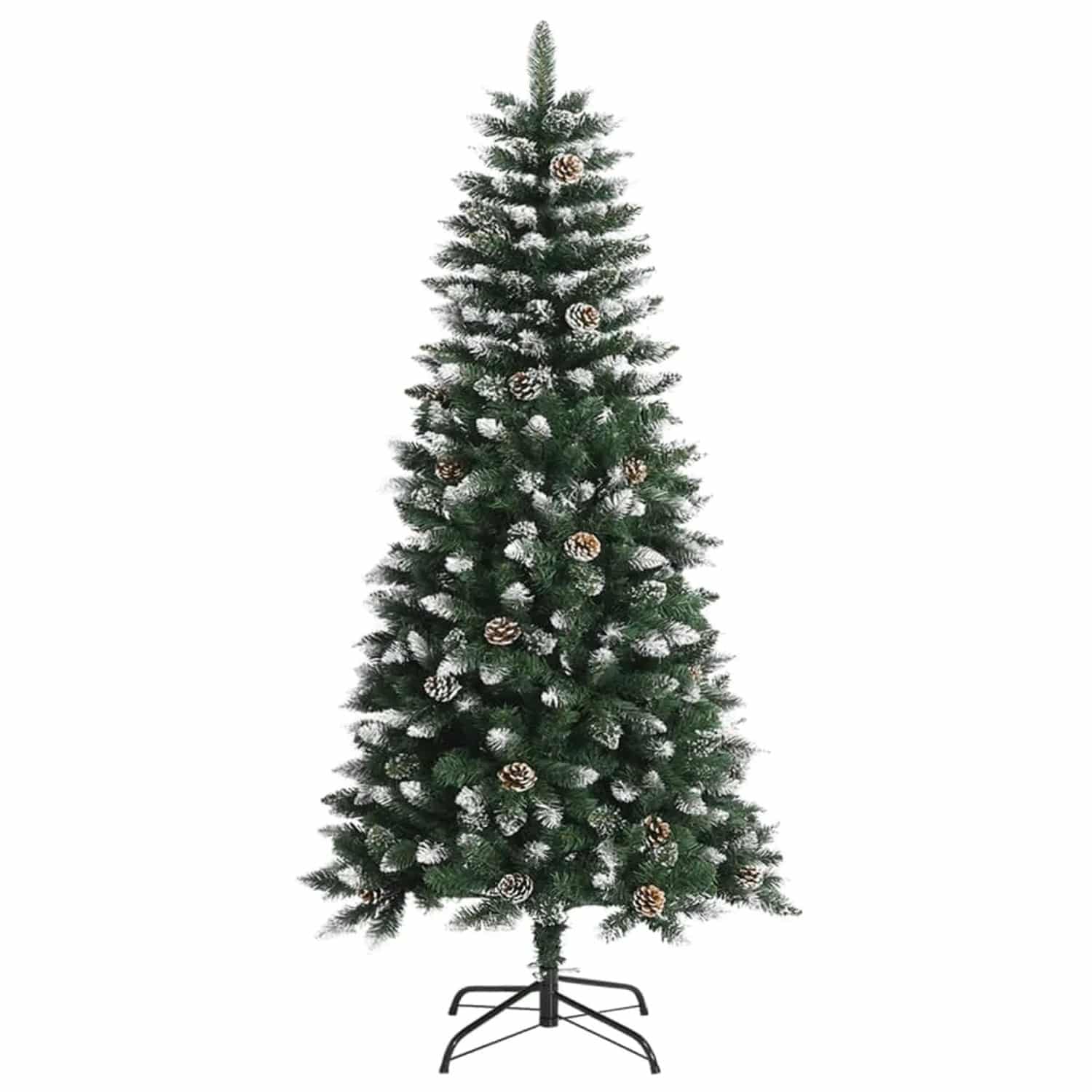 vidaXL Künstlicher Weihnachtsbaum mit Ständer Grün 120 cm PVC Modell 1