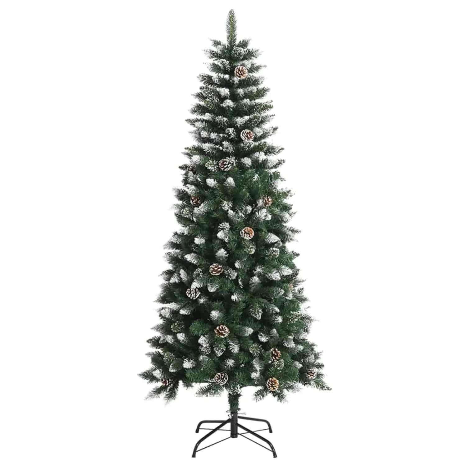 vidaXL Künstlicher Weihnachtsbaum mit Ständer Grün 150 cm PVC Modell 1