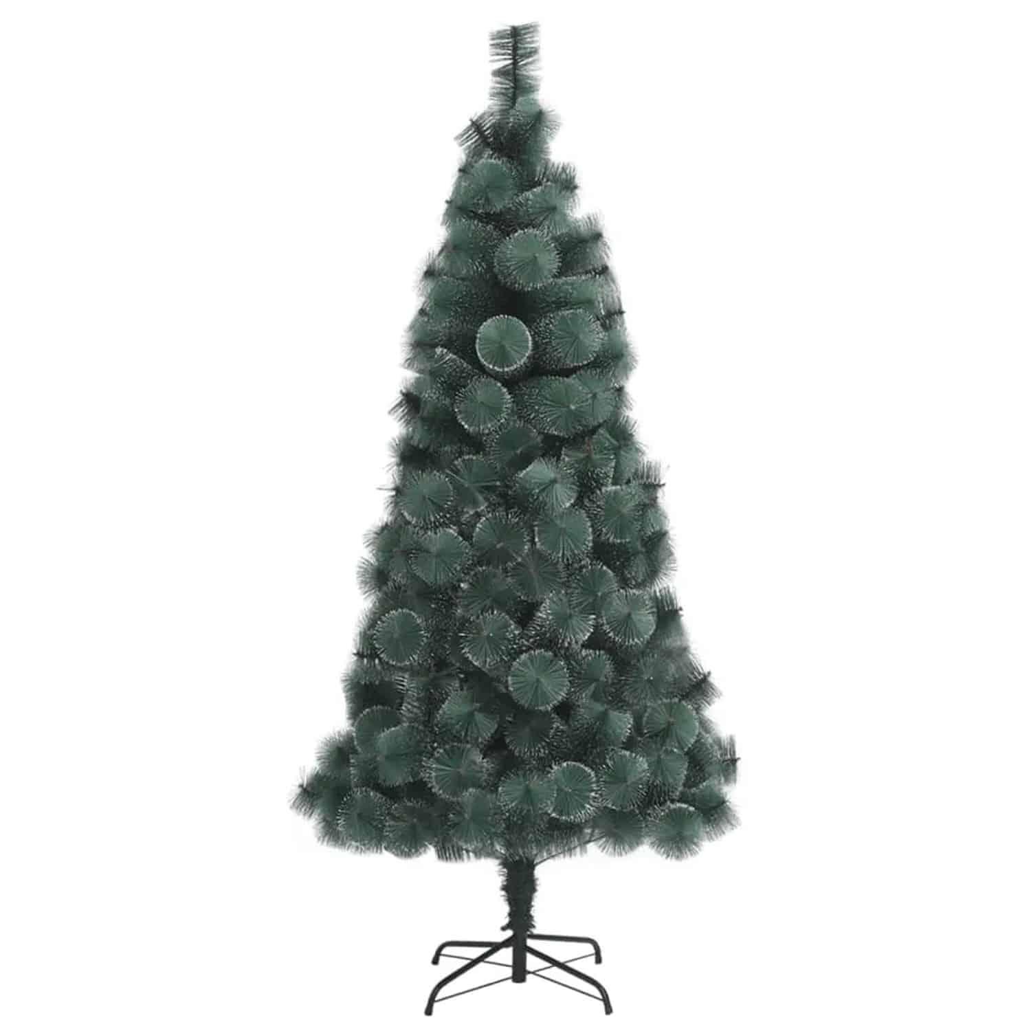 vidaXL Künstlicher Weihnachtsbaum mit Ständer Grün 240 cm PET 328486