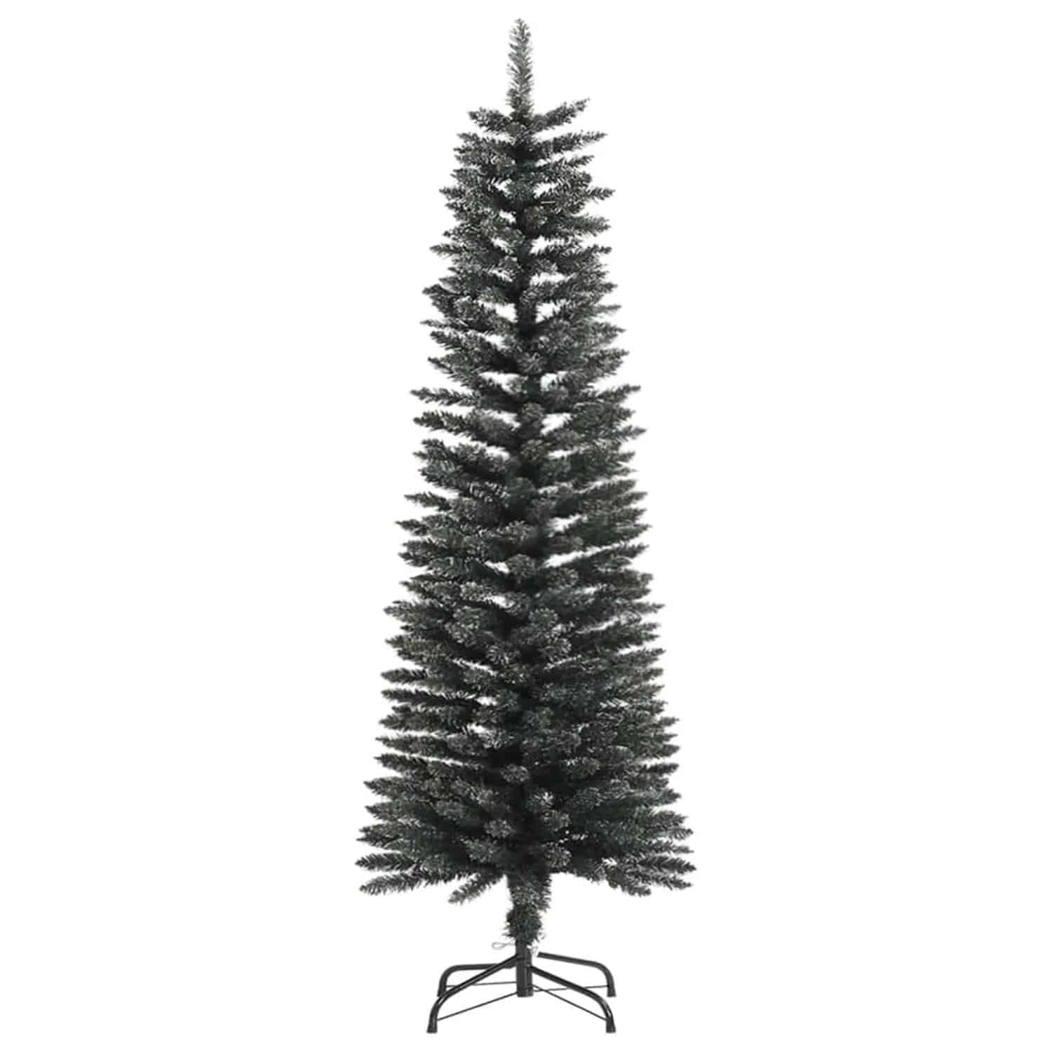 vidaXL Künstlicher Weihnachtsbaum mit Ständer Schlank Grün 120 cm PVC 345183