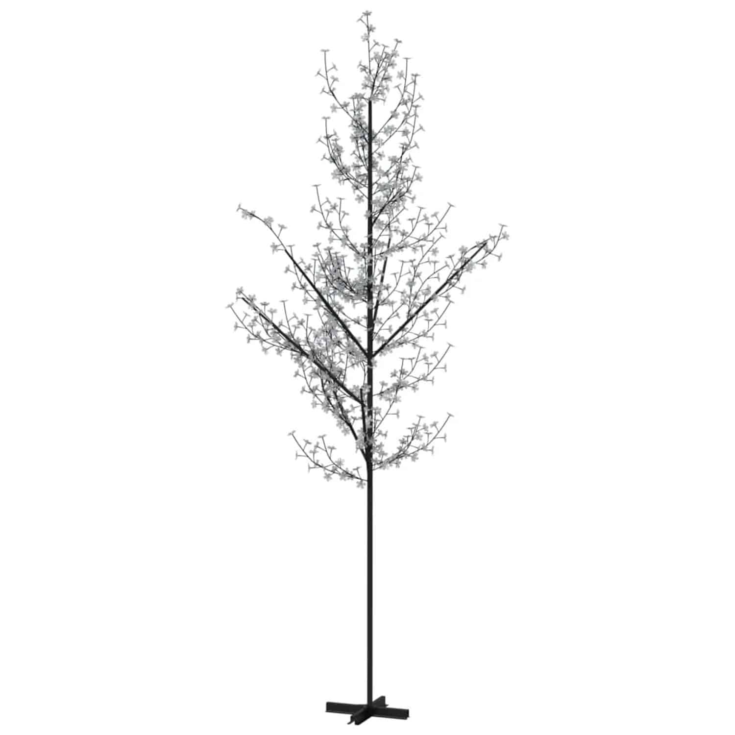 vidaXL LED-Baum mit Kirschblüten Warmweiß 672 LEDs 400 cm