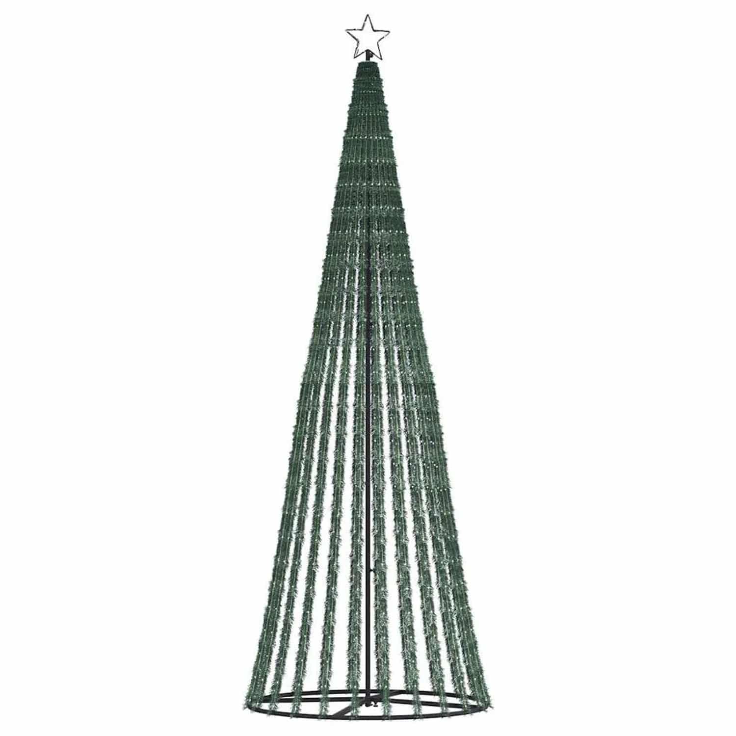 vidaXL LED Weihnachtsbaum 475 LEDs Blau 247 cm 4016398