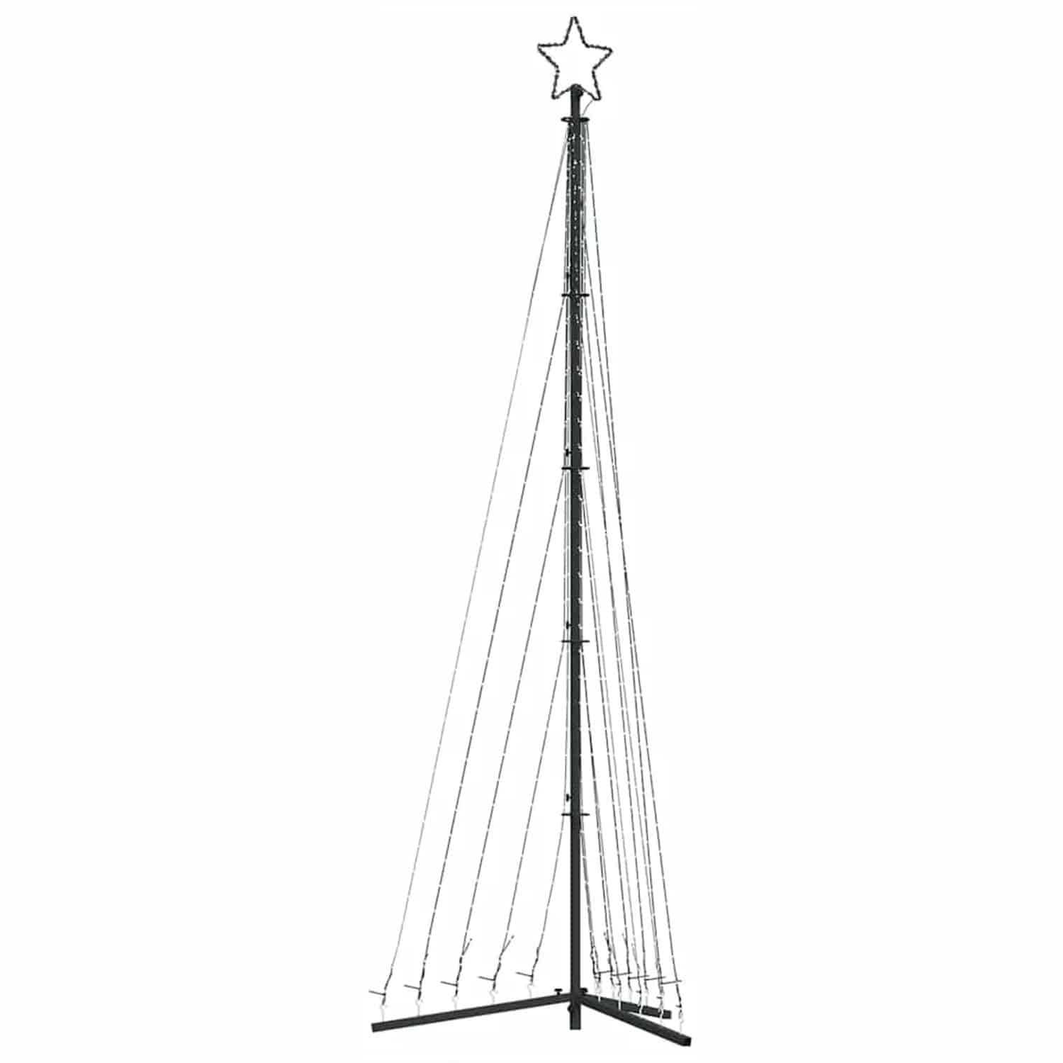 vidaXL LED Weihnachtsbaum 495 LEDs Mehrfarbig 300