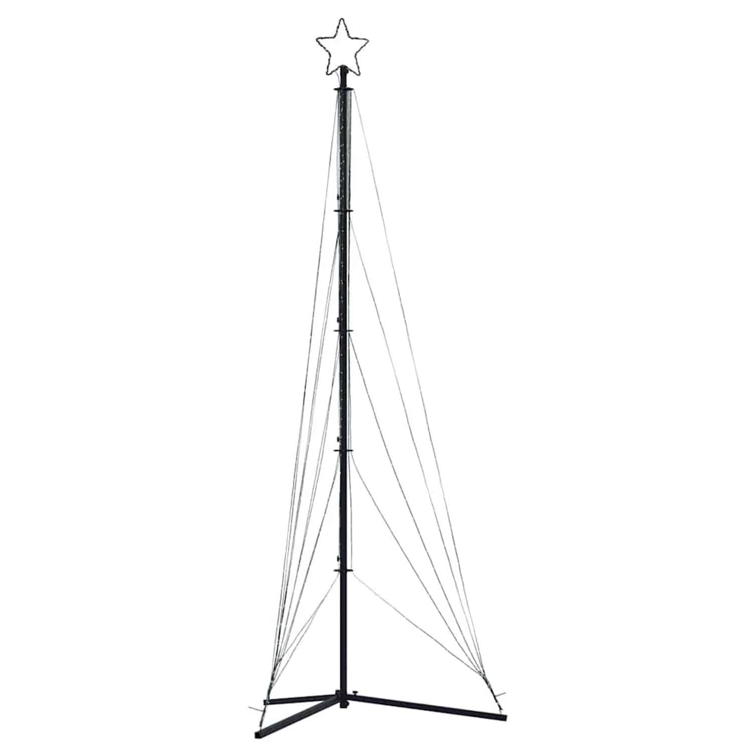vidaXL LED Weihnachtsbaum 525 LEDs Warmweiß 302 cm 4016416