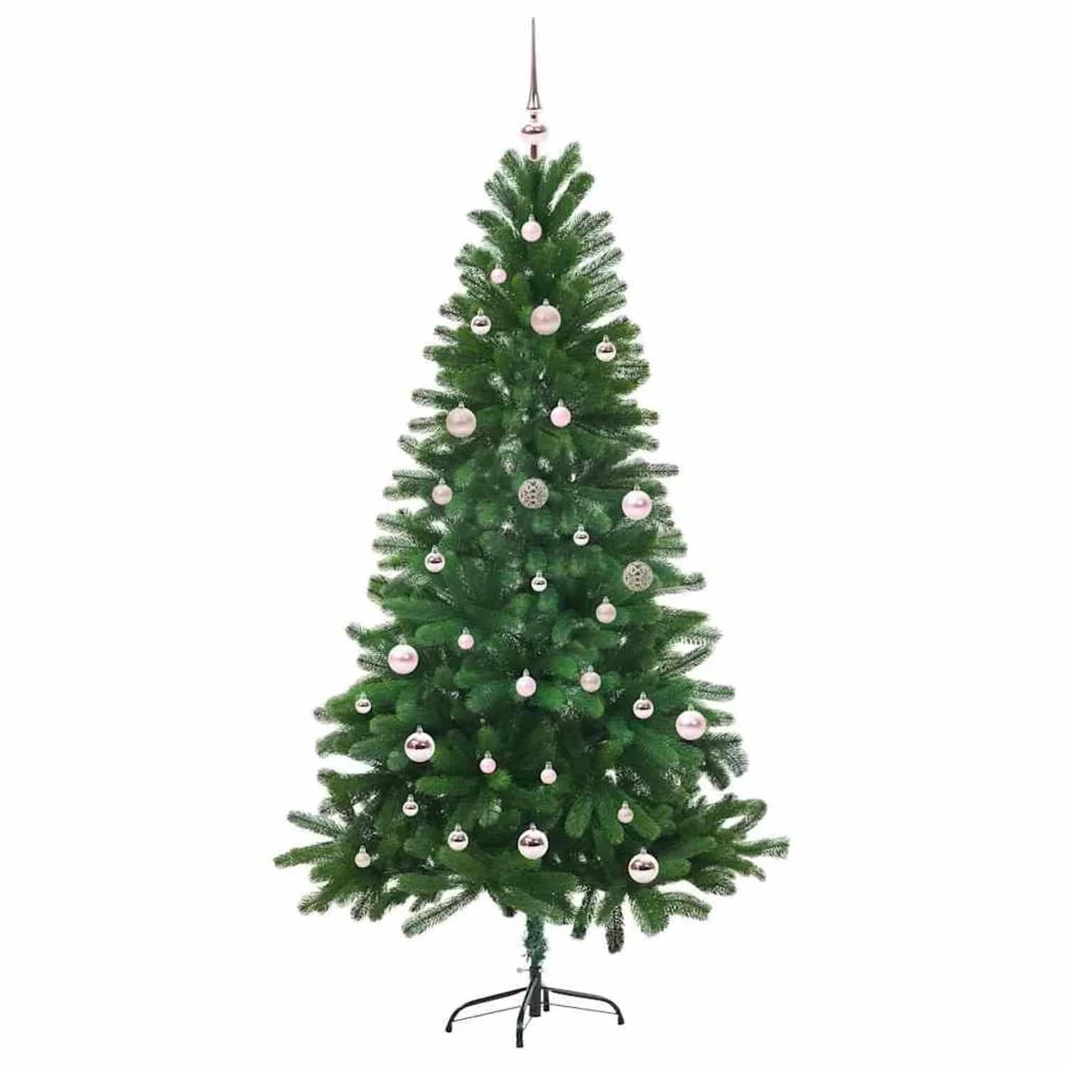 vidaXL Weihnachtsbaum mit 150 LEDs mit Ständer Grün 150 cm PE 3396320