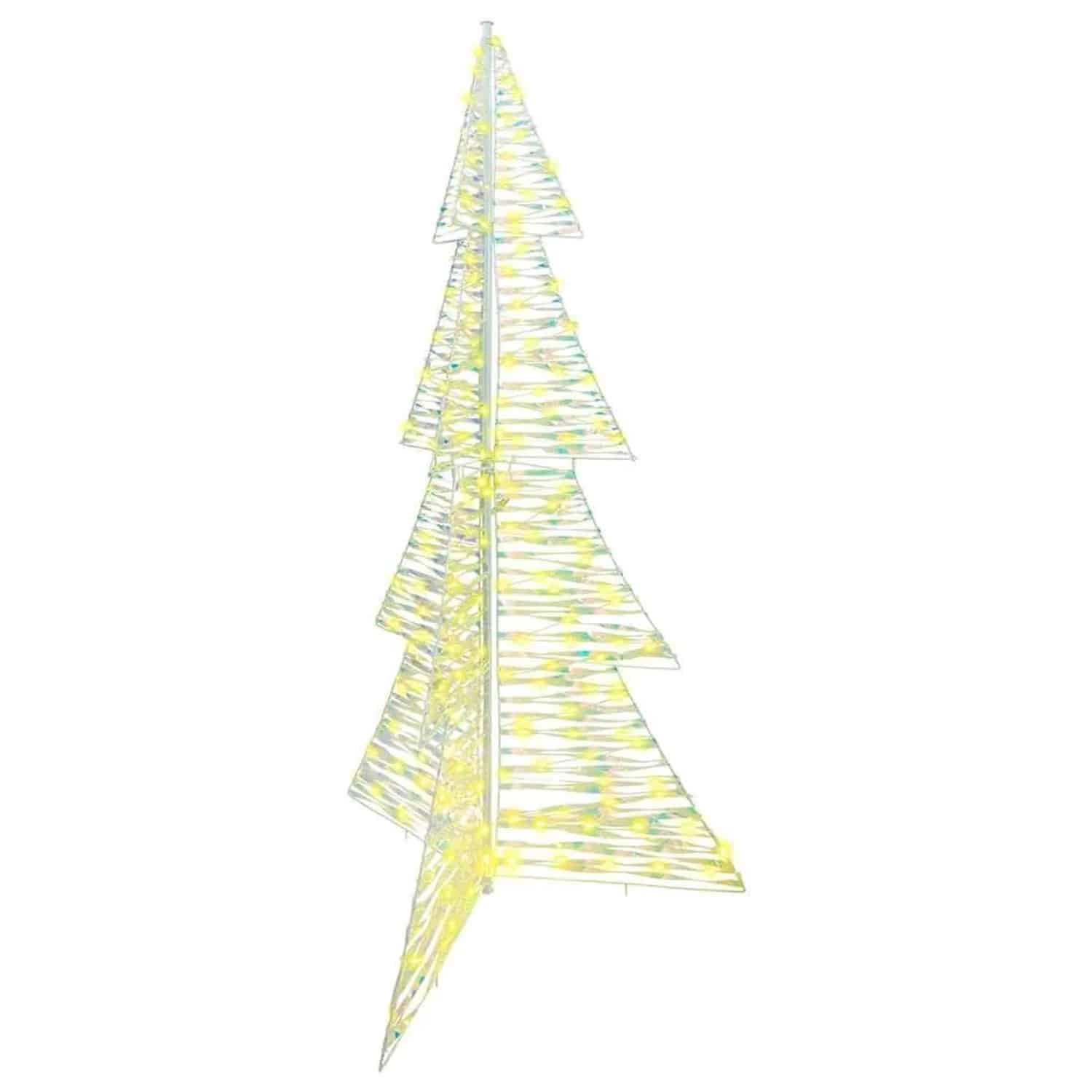 vidaXL Weihnachtsbaum mit 240 LEDs Warmweiß 180 cm PET 42019216