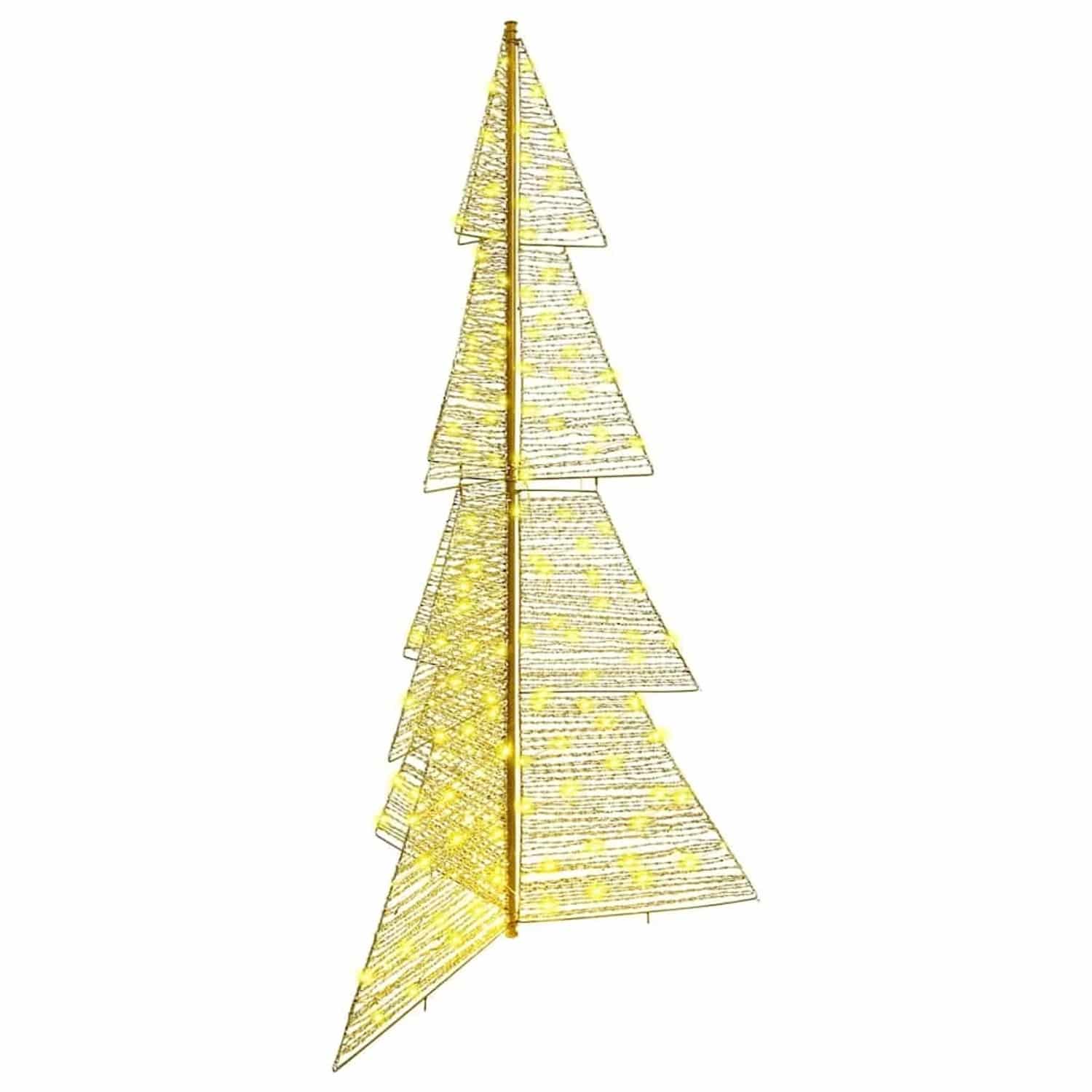 vidaXL Weihnachtsbaum mit 240 LEDs Warmweiß 180 cm PET 42019219