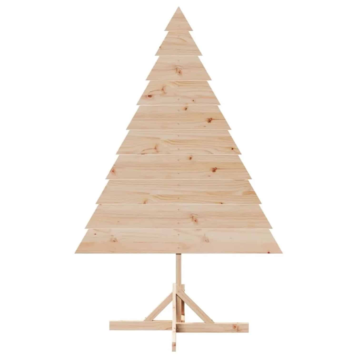 vidaXL Weihnachtsbaum zum Schmücken 180 cm Massivholz 4019702