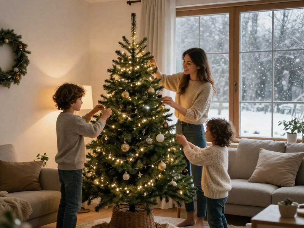Weihnachtsbaum im Topf